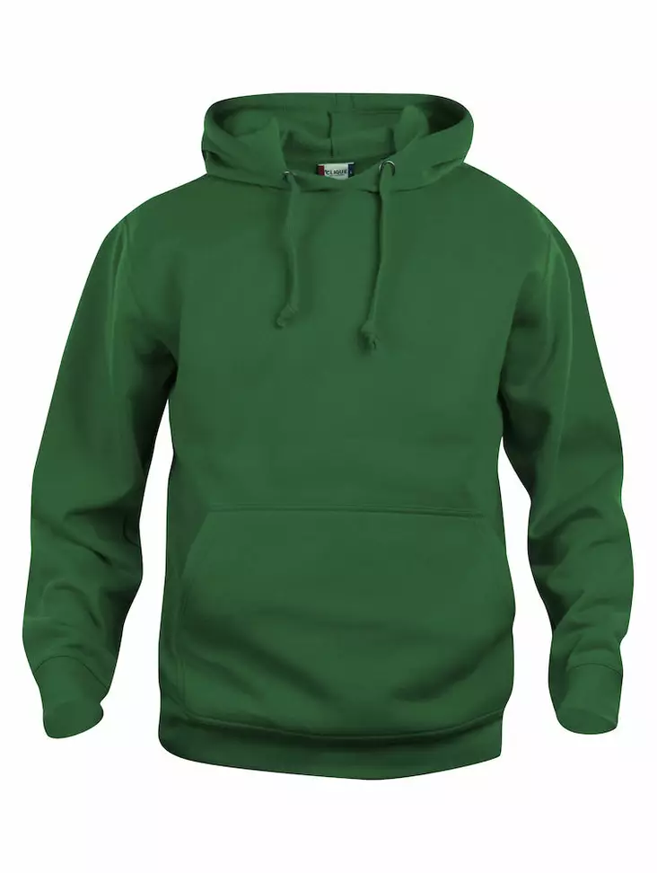 Clique Basic Hoody, tummanvihreä - Clique Vaatteet - 021031-68 - 1