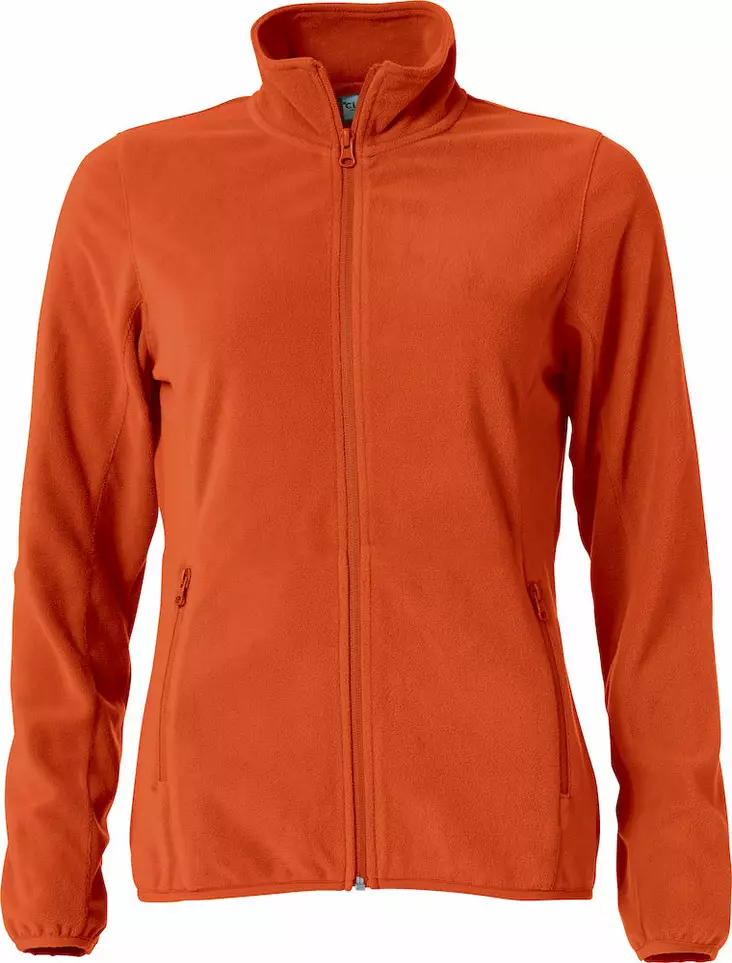 Clique Basic Micro Fleece Jacket Ladies, oranssi - Clique Vaatteet - 023915-18 - 1