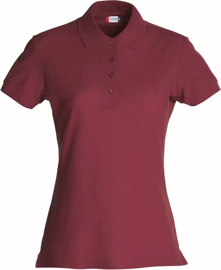 Clique Basic Polo Ladies, viininpunainen - Clique Vaatteet - 028231-38 - 1