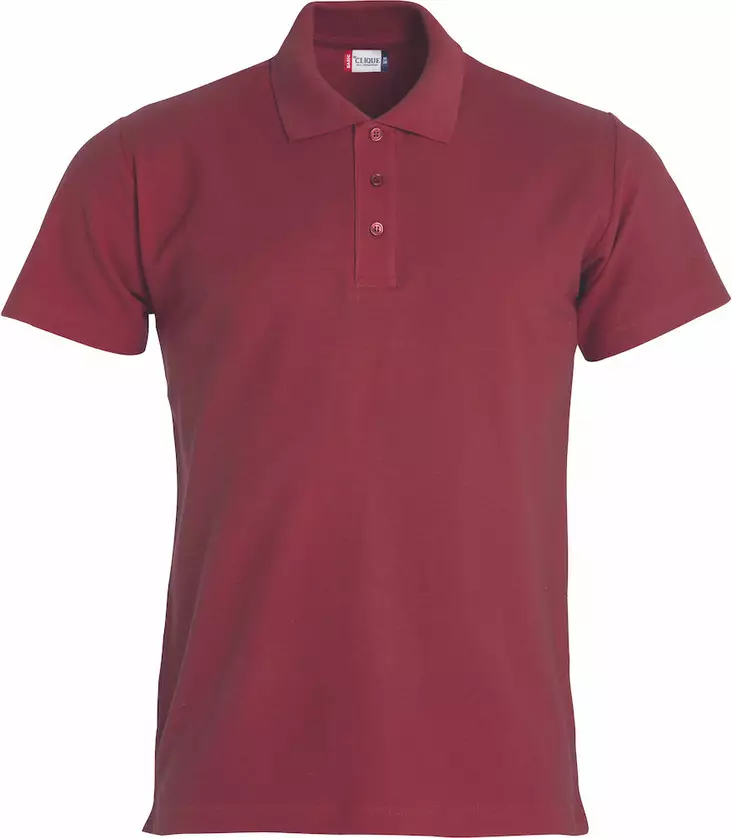 Clique Basic Polo, viininpunainen - Clique Vaatteet - 028230-38 - 1