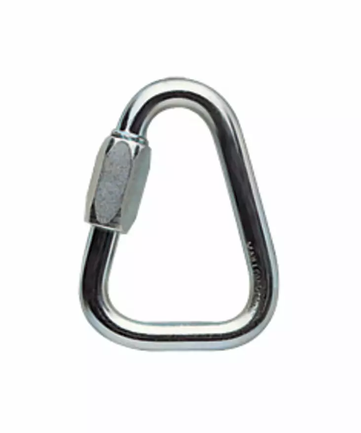 Petzl DELTA 8 mm Triangular steel quick link - Petzl putoamissuojaimet - P11-8 - 1