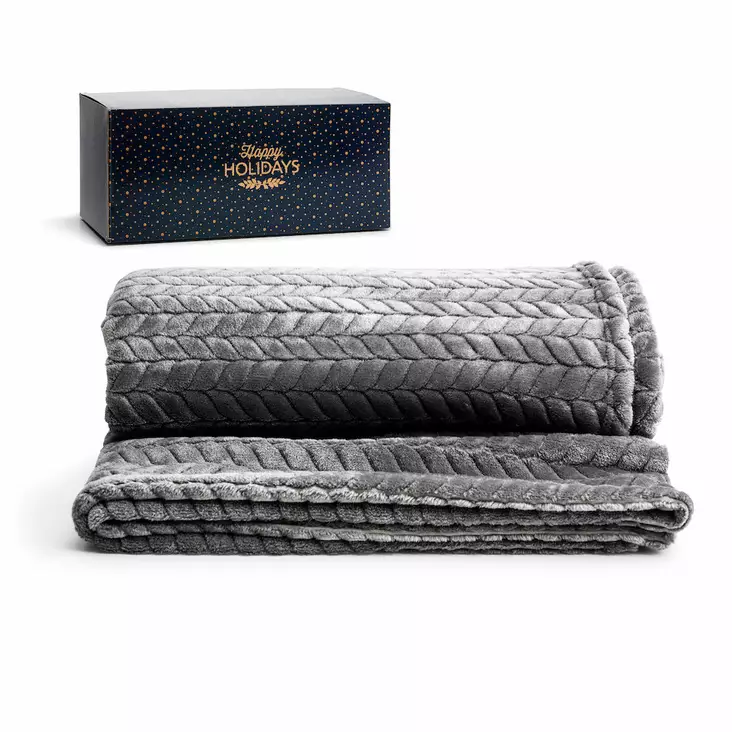 Sagaform Torkkupeitto lehti, harmaa - Tekstiilit ja Laukut - 5018108 - 1