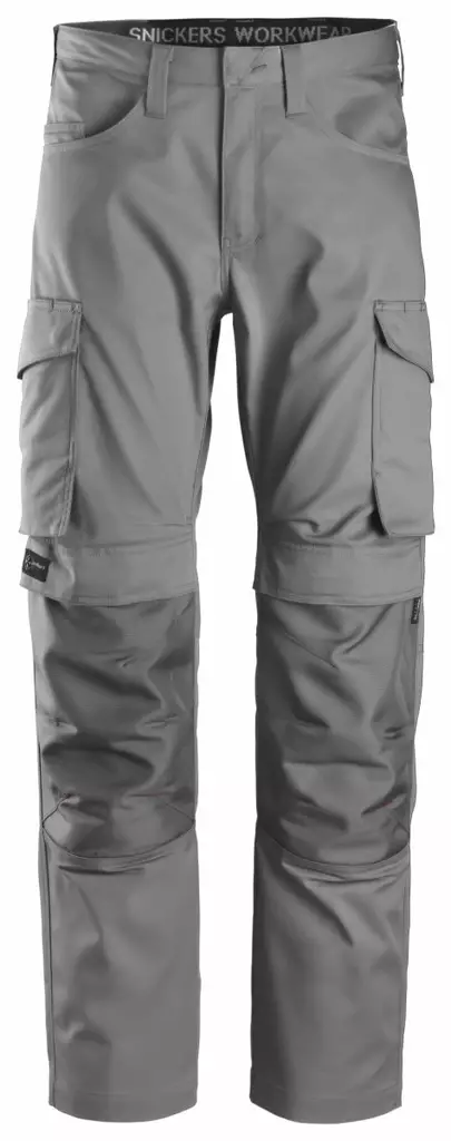 Snickers 6801 Service Line -työhousut polvisuojataskuilla, 1818 Harmaa - Snickers Työhousut - 68011818 - 1