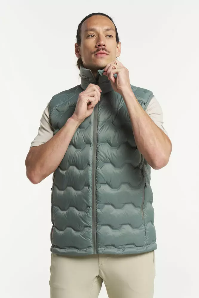 Tenson TXlite Shibui Down Vest Men, Grey Green - Tenson Vaatteet - 465018084-648 - 1