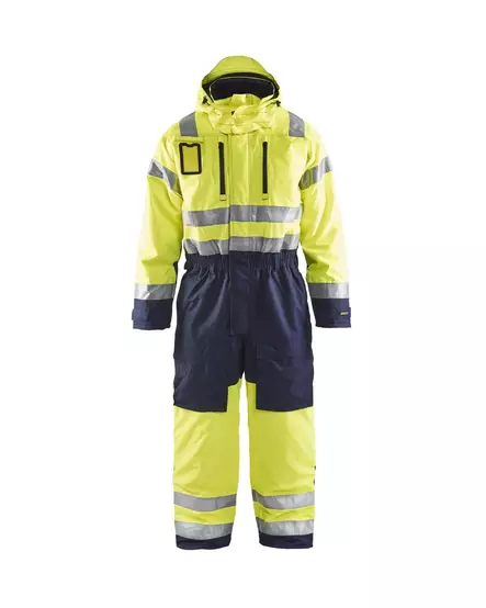 Blåkläder Highvis talvihaalari Huomio keltainen/Mariininsininen - Blåkläder Huomiotyövaatteet - 676319773389 - 1