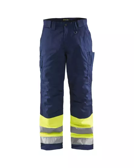 Blåkläder Highvis talvihousut Huomio keltainen/Mariininsininen - Blåkläder Huomiotyövaatteet - 186218113389 - 1
