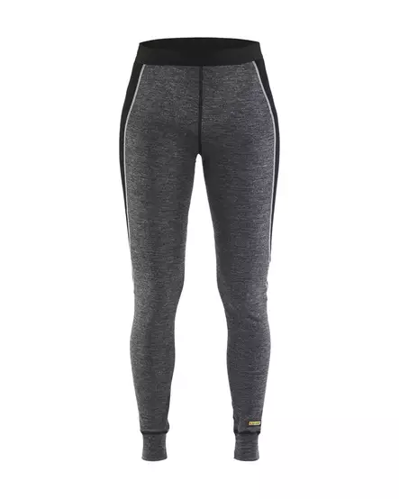 Blåkläder Naisten alushousut WARM, 100% merinovilla Harmaa/Musta - Blåkläder Työvaatteet - 720117329699 - 1