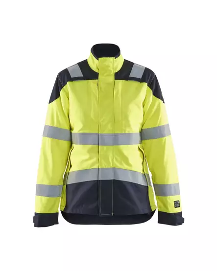 Blåkläder Naisten multinorm takki luontainen palosuojaus Huomio keltainen/Mariininsininen - Blåkläder Huomiotyövaatteet - 496915123389 - 1