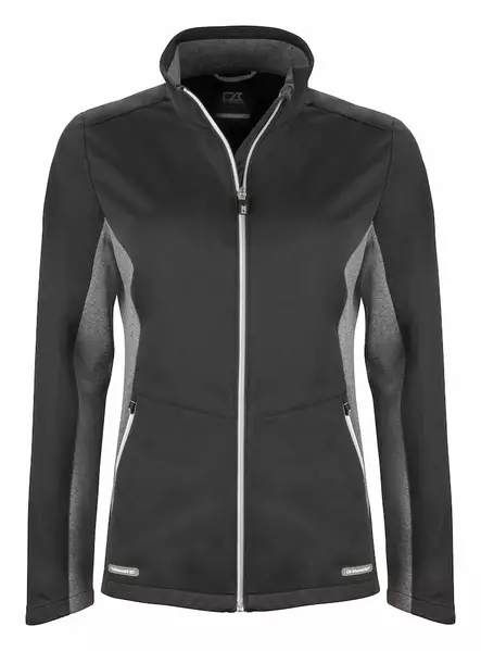 C&B Navigate Softshell Jacket Ladies, Black - Cutter & Buck Vaatteet - 351459-99 - 1