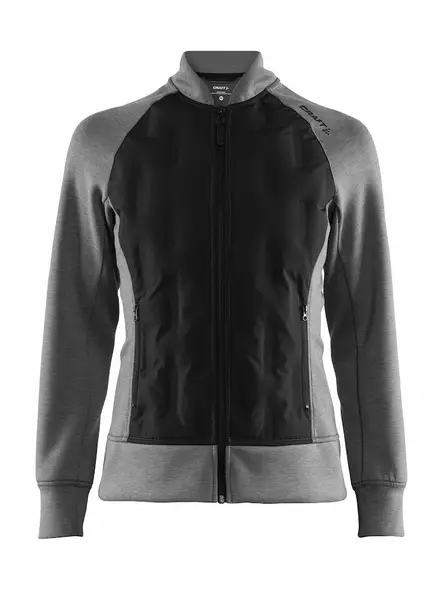 Craft Hybrid jacket W, DK GREY MELANGE-BLACK - Craft Vaatteet - 1907224-975999 - 1