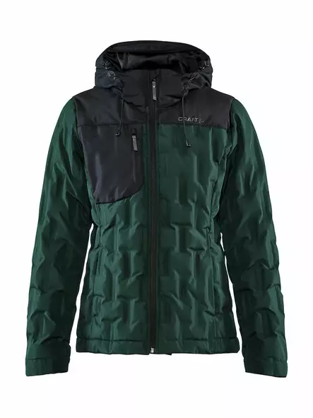 Craft Hybrid puffy jkt W, PINE-BLACK - Craft Vaatteet - 1907999-675999 - 1
