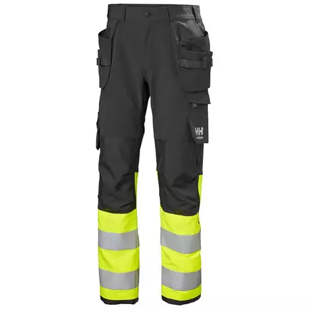Helly Hansen Alna 4x Construction Pant LK1, 369 Yellow/Ebony - Helly Hansen Huomiohousut - 77427-369 - 1