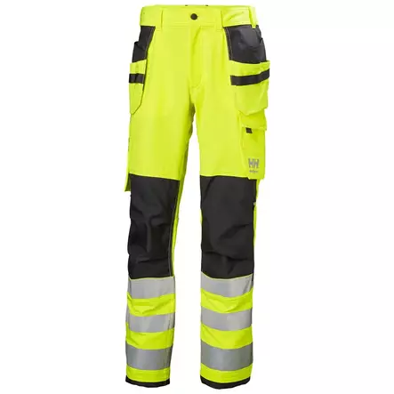 Helly Hansen Alna 4x Construction Pant LK2, 369 Yellow/Ebony - Helly Hansen Huomiohousut - 77428-369 - 1