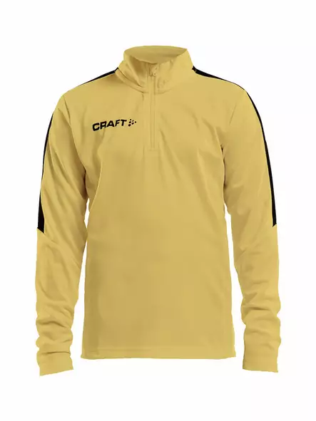 PROGRESS Halfzip LS Tee JR, Sweden Yellow/Black - Craft Vaatteet - 1905639-552999 - 1