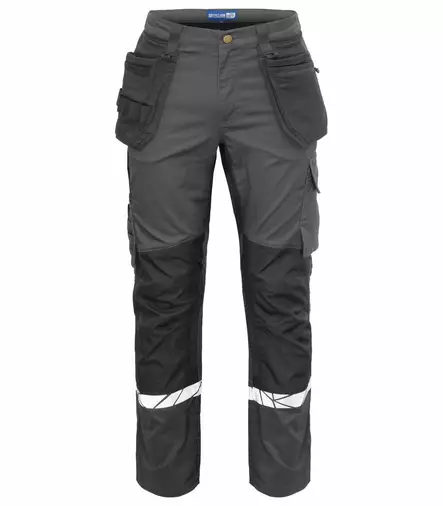 ProJob 7509 Housut, Grey/Black - Projob Työhousut - 647509-9899 - 1