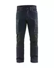 Blåkläder 1459 Denim Stretch Housut, 8999 Mariininsininen/Musta - Blåkläder Työvaatteet - 145911428999 - 1