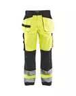 Blåkläder Highvis Riipputaskuhousut Huomio keltainen/Musta - Blåkläder Huomiotyövaatteet - 153318603399 - 1