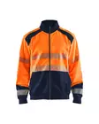 Blåkläder Highvis collegepaita vetoketjulla Huomio oranssi/Mariininsininen - Blåkläder Huomiotyövaatteet - 355825285389 - 1
