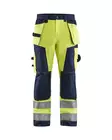 Blåkläder Highvis riipputaskuhousut Huomio keltainen/Mariininsininen - Blåkläder Huomiotyövaatteet - 156818113389 - 1