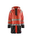Blåkläder Highvis sadetakki, TASO 1 Huomio punainen/Musta - Blåkläder Huomiotyövaatteet - 432420005599 - 1