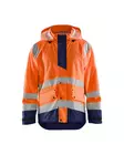 Blåkläder Highvis sadetakki, taso 1 Huomio oranssi/Mariininsininen - Blåkläder Huomiotyövaatteet - 432320005389 - 1