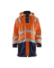 Blåkläder Highvis sadetakki, taso 2 Huomio oranssi/Mariininsininen - Blåkläder Huomiotyövaatteet - 430620035389 - 1