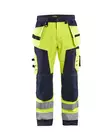 Blåkläder Highvis softshell riipputaskuhousut Huomio keltainen/Mariininsininen - Blåkläder Huomiotyövaatteet - 156725173389 - 1