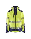 Blåkläder Highvis softshelltakki Huomio keltainen/Mariininsininen - Blåkläder Huomiotyövaatteet - 449125133389 - 1