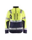 Blåkläder Highvis softshelltakki Huomio keltainen/Mariininsininen - Blåkläder Huomiotyövaatteet - 490025173389 - 1