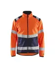 Blåkläder Highvis softshelltakki Huomio oranssi/Mariininsininen - Blåkläder Huomiotyövaatteet - 487725165389 - 1