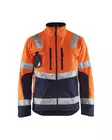 Blåkläder Highvis softshelltakki Huomio oranssi/Mariininsininen - Blåkläder Huomiotyövaatteet - 490025175389 - 1