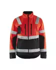 Blåkläder Highvis softshelltakki Huomio punainen/Musta - Blåkläder Huomiotyövaatteet - 490025175599 - 1