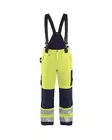 Blåkläder Highvis talvihousut henkseleillä Huomio keltainen/Mariininsininen - Blåkläder Huomiotyövaatteet - 188519773389 - 1