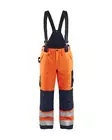Blåkläder Highvis talvihousut henkseleillä Huomio oranssi/Mariininsininen - Blåkläder Huomiotyövaatteet - 188519775389 - 1