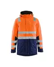 Blåkläder Highvis talviparka Huomio oranssi/Mariininsininen - Blåkläder Huomiotyövaatteet - 449519875389 - 1