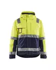 Blåkläder Highvis talvitakki Huomio keltainen/Mariininsininen - Blåkläder Huomiotyövaatteet - 487019873389 - 1