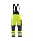 Blåkläder Naisten highvis talvihousut henkseleillä Huomio keltainen/Mariininsininen - Blåkläder Huomiotyövaatteet - 788519773389 - 1