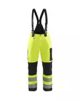 Blåkläder Naisten highvis talvihousut henkseleillä Huomio keltainen/Musta - Blåkläder Huomiotyövaatteet - 788519773399 - 1