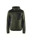 Blåkläder Neulottu softshelltakki Army green/Musta - Blåkläder Työvaatteet - 493021174699 - 1
