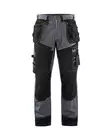 Blåkläder X1500 riipputaskuhousut Harmaa/Musta - Blåkläder Työvaatteet - 150013709499 - 1
