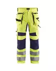 Blåkläder X1900 Highvis riipputaskuhousut stretch Huomio keltainen/Mariininsininen - Blåkläder Huomiotyövaatteet - 199518313389 - 1