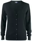 C&B Oakville Cardigan Ladies, musta - Cutter & Buck Vaatteet - 355425-99 - 1