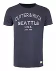 C&B Pacific City Tee, Denim Melange - Cutter & Buck Vaatteet - 353400-569 - 1