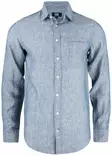 C&B Summerland Linen Shirt, Denim Melange - Cutter & Buck Vaatteet - 352408-569 - 1