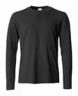 Clique Basic-T L/S, musta - Clique Vaatteet - 029033-99 - 1