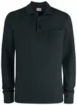 Clique Basic Polo LS Pocket, musta - Clique Vaatteet - 028235-99 - 1