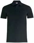 Clique Basic Polo Pocket, musta - Clique Vaatteet - 028255-99 - 1