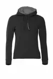 Clique Classic Hoody Ladies, musta - Clique Vaatteet - 021042-99 - 1