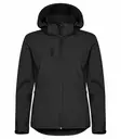Clique Classic Softshell Hoody Lady, Black - Clique Vaatteet - 0200917-99 - 1