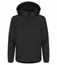 Clique Classic Softshell Jacket Junior, Black - Clique Vaatteet - 0200909-99 - 1